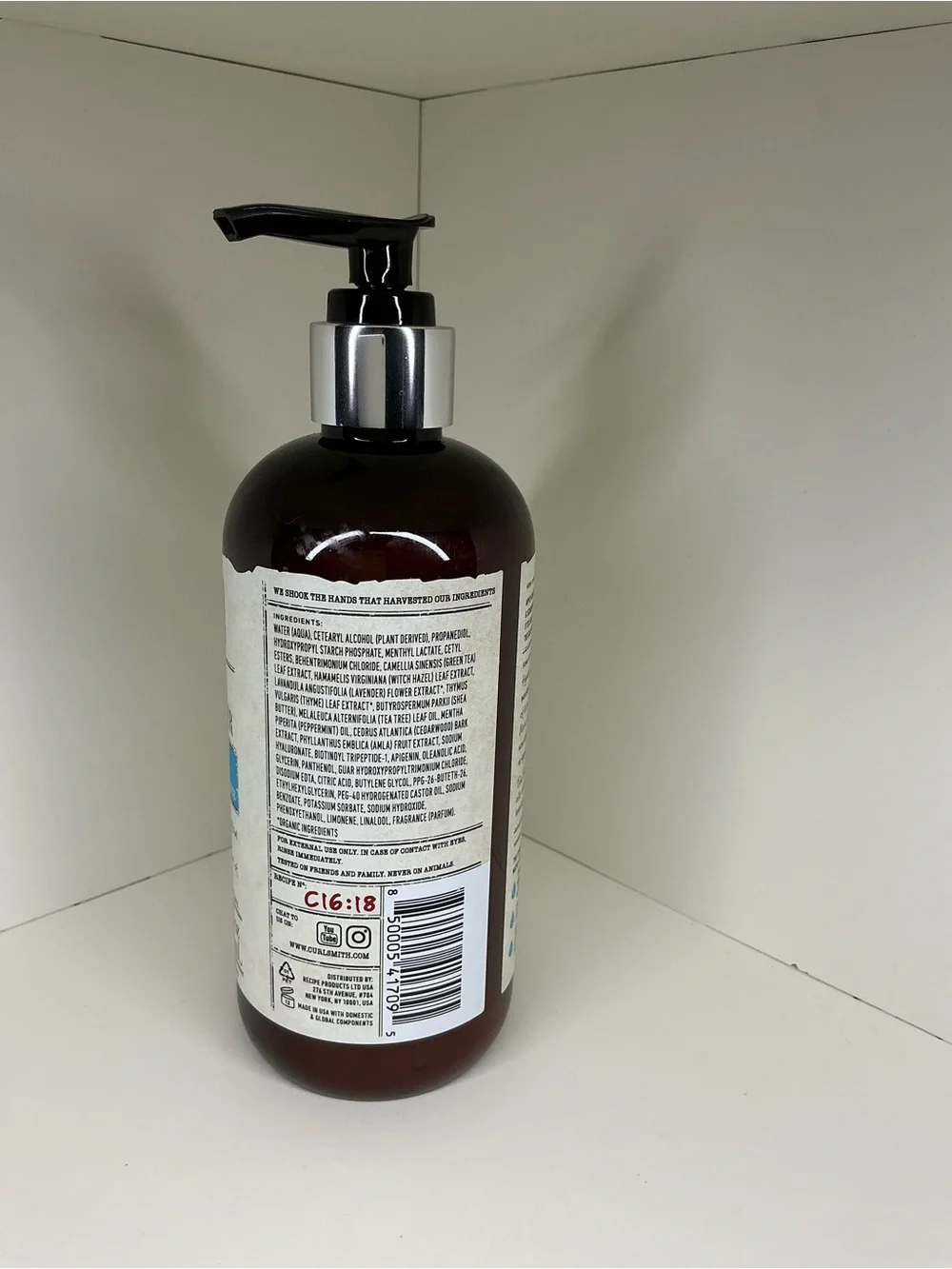 Curlsmith Post-Biotic Calming Conditioner - Dark Brown